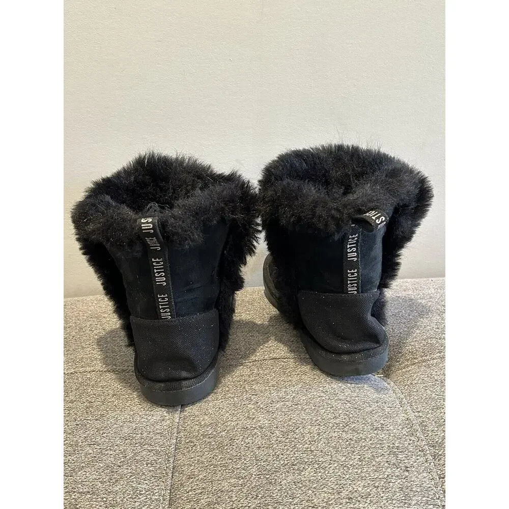 Justice girls size 5 Black Boots